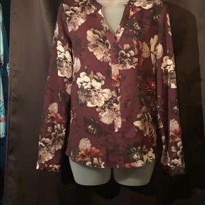 J Lo Flower Print Blouse